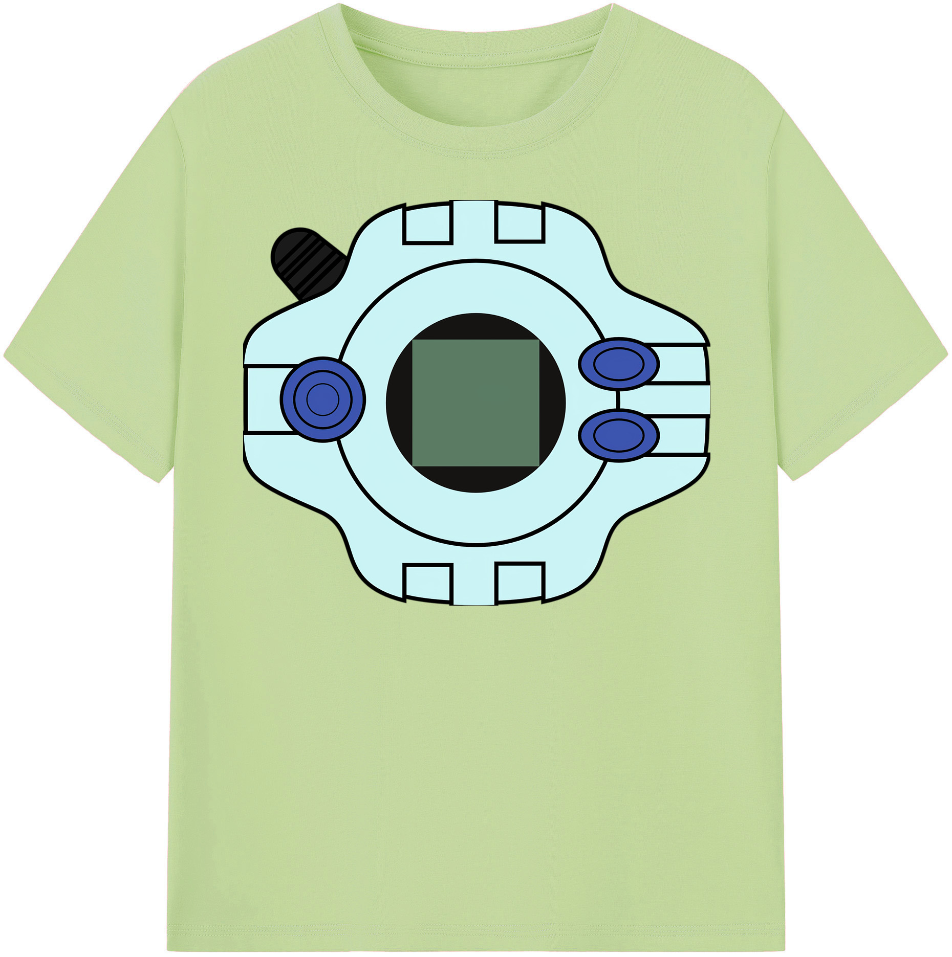 （画像用） Digimon デジタルモンスター/デジモン 綿100％半袖Tシャツ（フロントプリント）